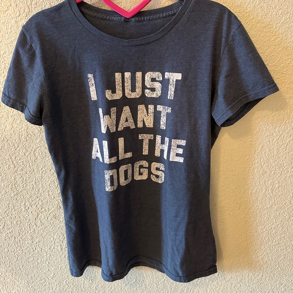 Navy Blue Dog Lover T-Shirt